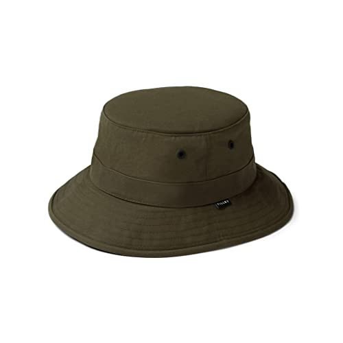 Tilley Waxed Bucket Hat, Green, Medium