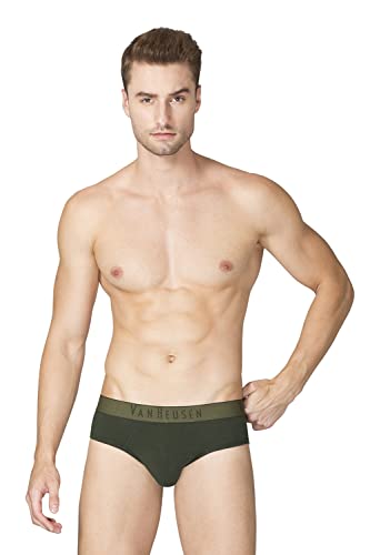 Image of Van Heusen Men Breathable AIR Series Brief - Cotton Elastane - Colour Fresh, Mesh Stretch, Ultra Soft