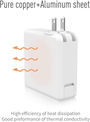 Universal Charger,Replacement for Mac Book Pro/Mac Book Air 11 and 13 Inch Retina Display Ac 60W 2 T Connector Power Adapter(Late 2012-2017) - Image 4