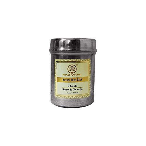 Khadi Natural Rose & Orange Face Pack - 50g