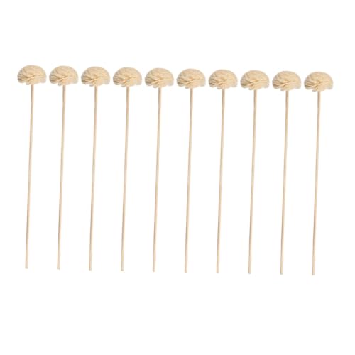 MUSISALY Essential Oil Fireless Sticks 10 Pack Straight Diffuser Sticks for Aromatherapy