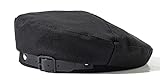 【Diseño elegante】: la gorra plana presenta una hebilla de cinturón lateral como característica decorativa. El cordón interno del sombrero puede ajustar perfectamente el tamaño del sombrero.