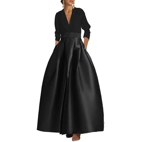 ALLENIDIA A Line Long Sleeves Dress Cover