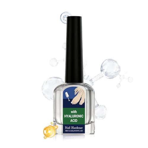 JINGLING Cuidado de Uñas - Solución Endurecedora 11 ml,Acondicionador Nutritivo para Uñas - Para Mujeres Hombres y Mayores Dañadas Quebradizas y Deslustradas Preparación