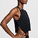 Women's AeroSwift Women's Dri-FIT ADV Cropped Running Tank Top (010 - Black/White)