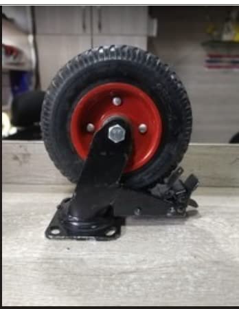 MOVERS Rubber Caster wheel 6 Inch heavy duty metal bracket (Swivel)