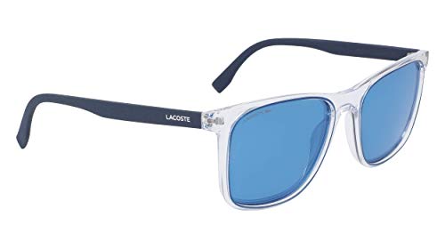 Lacoste L882S-414 Lunettes de Soleil, Crystal/Navy, Taille Unique Homme - Image 4