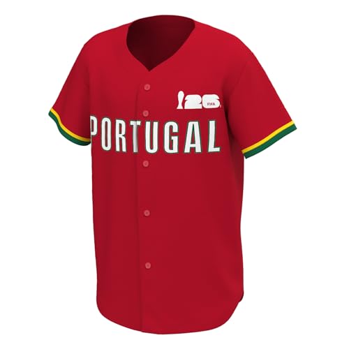 Image of Outerstuff FIFA World Cup 2026 Mens Short Sleeve Button Front Baseball Jersey