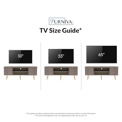 Image of Bella Engineered Wood Modern TV Unit Cabinet /TV Entertatinment Unit and Set Top Box Stand | Open Shelves for Books and Decor Display Unit - Suitable for Upto 65 Inches - DIY Assembly