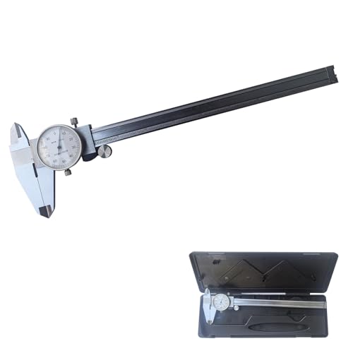MFQNENLK 8 Inch Dial Caliper with Plastic Case