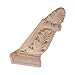 BQLZR Unpainted Wood Carved Applique Onlay for DIY Furniture 3.15
