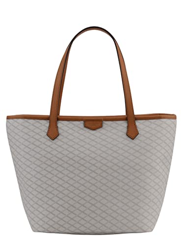 Pourchet Waves - Sac shopping M en toile enduite garnie de cuir de vachette Taille Unique