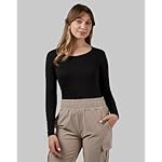 32 Degrees Heat Women’s Lightweight Baselayer Scoop Top – Thermal Long Sleeve Shirt for Cold Weather - Image 4