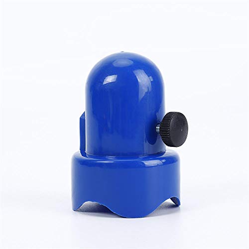 ZIZILAND 1.5" Diameter Trampoline Enclosure Pole Cap with Screw Thumb, 6 Pieces, Blue