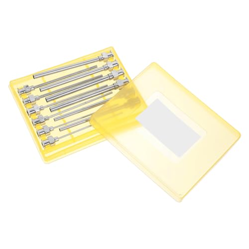 MUSISALY 12pcs Precision Glue Nozzles Set Stainless Steel Tip Luer Lock Dispensing