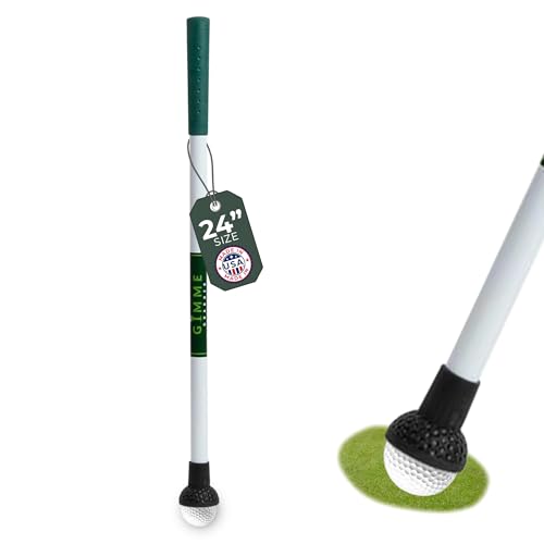 TAMP-IT 24 Gimme Grabber Golf Ball Retriever Lightweight Pickup Tool Easy Retrieval Ideal for Scramble Play & Personal Use Water Retriever Tool Picker Upper Grabber Non-Slip Golf Ball Picker