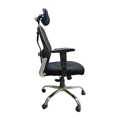 Image of ERGOTECH Seating Solutions Dale Hb Delux Chair for Home and Office (Black)
