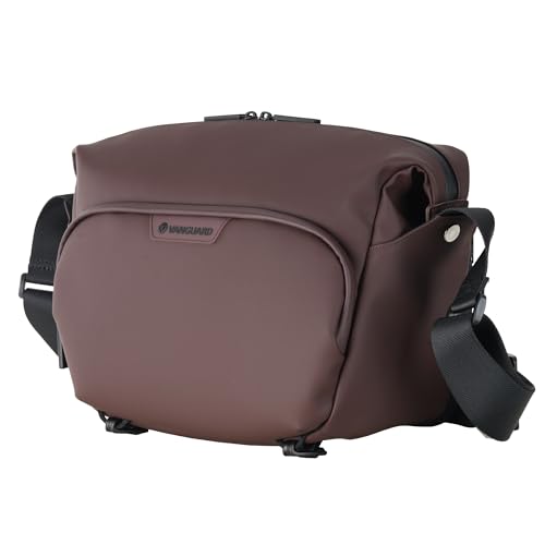 Image of Vanguard VEO Lite S7L Camera & Everyday Shoulder Bag (Chocolate) - Fits Mirrorless Camera + Multiple Lenses, Tablet Storage, Removable Dividers, Easy-Clean Water-Resistant Design