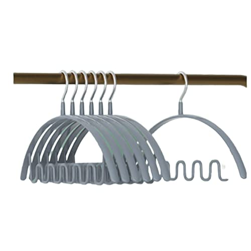 Pjeghbvop 10pcs Multifunctional Clothes Hangers Drying Rack Closet Organizers Space Saving Storage Rack for Scarves Ties