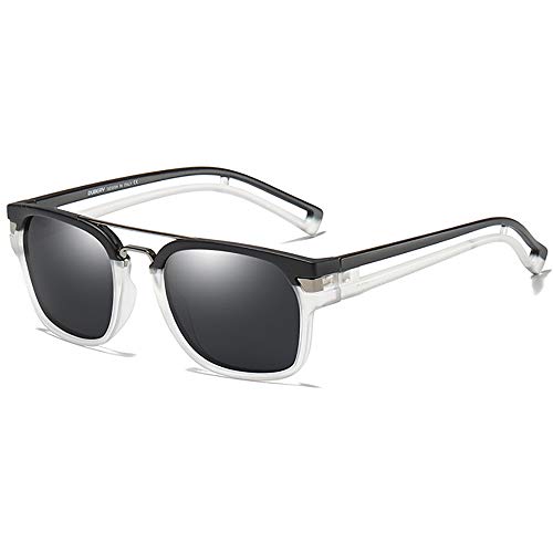 Preisvergleich Produktbild SHEEN KELLY polarisierte quadratische Sonnenbrille für Männer Frauen Retro Pilot Sonnenbrille Tony Stark Sonnenbrille UV400 Sonnenbrille Neymar Sonnenbrille
