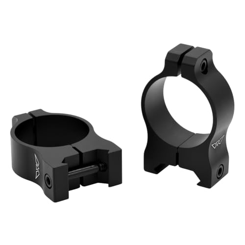 Warne Vapor Scope Rings, 30mm, Medium, V414M,Black