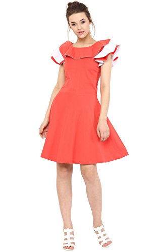 Image of Miss Chase Women's Cotton Mini Skater Dress