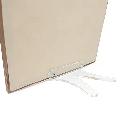 Image of ArtToFrames Acrylic Easelback Wall Mounted Framing Hardware for Picture - 1 Pack