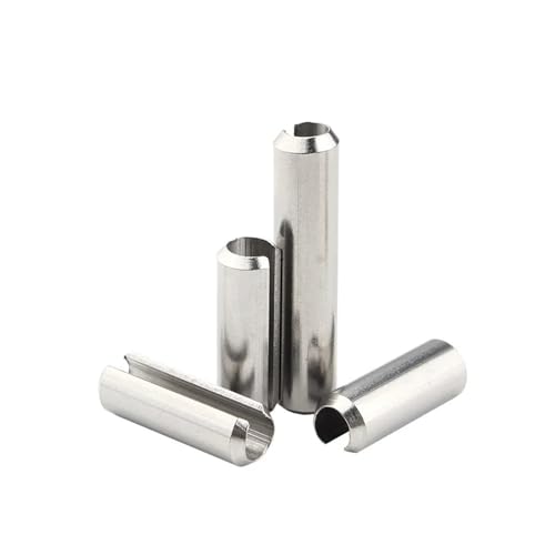 Aqxylzx M1.5 M2 M2.5 M3 M4 Pasadores Rectos Tipo Resorte 304 A2 Resorte de Acero Inoxidable Pasador cilíndrico elástico GB879 (Size : M3x25)