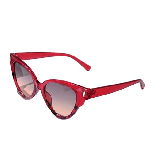 Lunettes de soleil œil de chat vintage gris rose avec protection UV400 pour femme