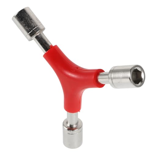 Luxshiny Multi Function Wrench Tool Versatile Prong Replacement Wrench for Bike Repairs Compact Portable Design for Outdoor Use Durable Metal Construction