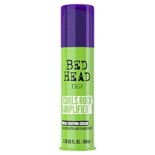 TIGI Bed Head Curls Rock Amplifier Curl Cream for Definition and Enhancement of All Curly Hair Types, 3.38 fl oz