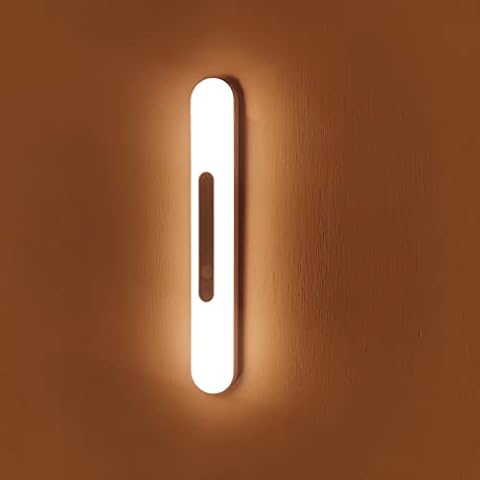 GHJ Motion Sensor Night Light LED Under Cabinet Closet Lighting, USB Rechargeable Magnetic Wardrobe Lighting, Led Wireless Lights for Kitchen, Stairs, Bedroom,Cupboard Cover