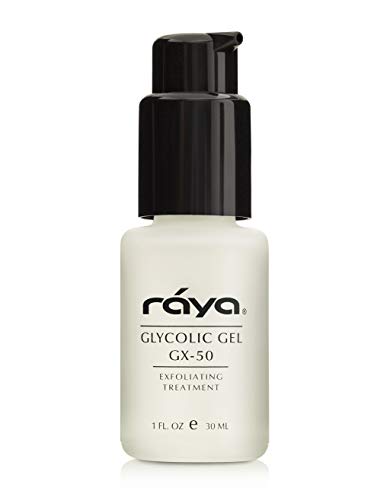 RAYA Glycolic Gel GX-50 with AHA (G-330) | Oil-Free Exfoliating Facial Gel for Oily and Break-Out Skin | Reduces Oiliness, Clears Up Blemishes, and Reduces Fine Lines | Made with Alpha Hydroxy Acids