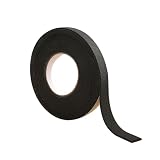 Self Adhesive EVA Furniture Leg Pad Strip, Black Anti Slip Floor Protector Tape for Chair Sofa Table Feet(20mm*6mm*2m)