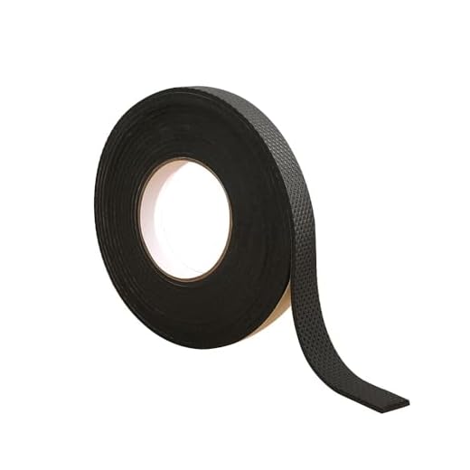 Self Adhesive EVA Furniture Leg Pad Strip, Black Anti Slip Floor Protector Tape for Chair Sofa Table Feet(20mm*6mm*2m)