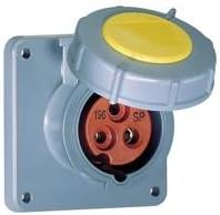 Devices CD320R4W Recp Pin&Sleeve 20A 125V 2P3W WT YL