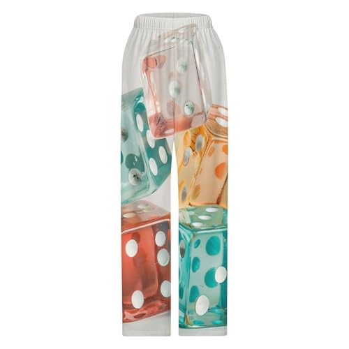 Varicoloured Dice IsolatedChildren's Casual Pajamas140CM3