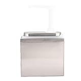 LUCKDANO Saucenspender, Gewürzspender mit Deckel Edelstahl Ketchup -Spender für Home Restaurant Hotel Nutzung (1l Basis enthalten)