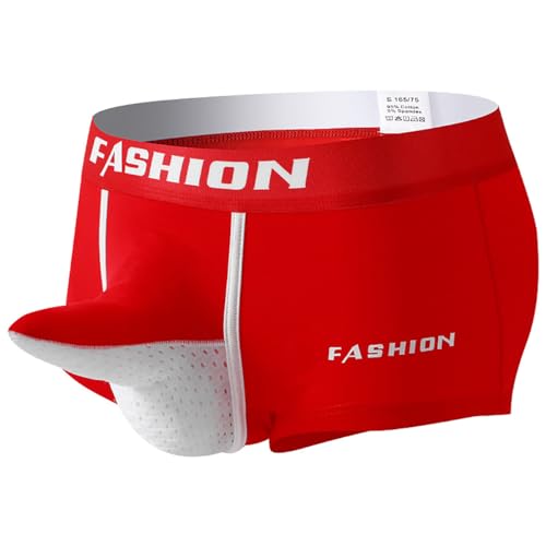 eywlwaar Men's Boxer Briefs Mesh Trunks Underwear2