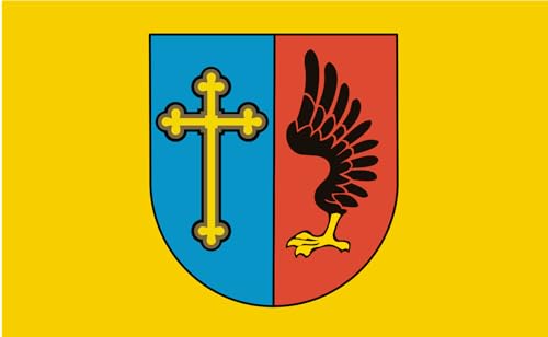 Drapeau POL gmina Dmosin pour pavoiser vos événements et fêtes