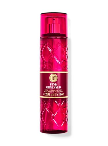 Image of Bath & Body Works Pink Obsessed Fine Fragrance Mist | 236 ml / 8 fl oz | Fragrance - Botanicals & Blooms | Gender - Women