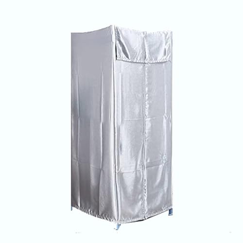 TYBGAU Boutique UK Vestuario portátil con Cortinas Opacas, Adecuado for Tiendas de Ropa, probadores de centros comerciales y oficinas. Vestidor(Weiß,80 * 80 * 200cm)