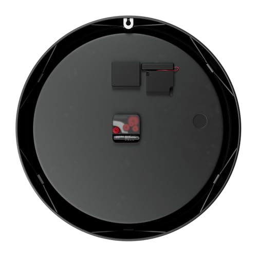 Image of Titan Contemporary Metal Gear Wall Clock with Moving Gears & Sub-Second Dial, Silent Sweep, Model W0121MA01 |46 cm x 46 cm x 7.5 cm