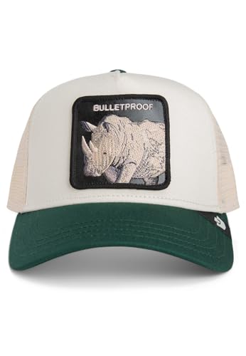 Goorin Bros. Trucker Gorra Bulletproof Chalk Guard Beige Verde, Talla: Talla única