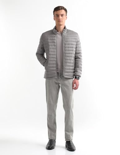 Image of Arrow sport men's solid regular fit packable jacket