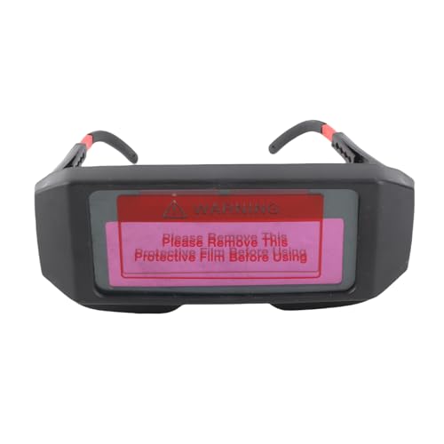 Lunettes de Soudeur à Assombrissement Automatique, Énergie Solaire, LCD avec Visière Réglable, 2 Capteurs, pour TIG MIG MMA Plasma