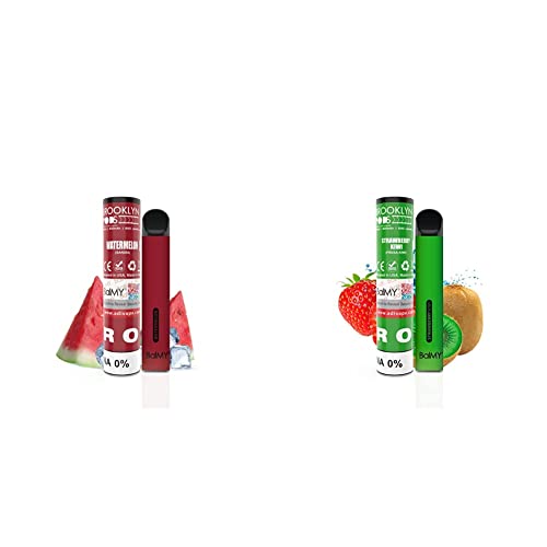 CIGARRILLO ELECTRÓNICO | BROOKLYN | POD DESECHABLE BALMY ZERO 600 CALADAS. CIGARRILLOS ELECTRONICOS DESECHABLES SIN NICOTINA (SANDÍA) & CIGARRILLO ELECTRÓNICO | BROOKLYN | POD DESECHABLE BALMY ZERO Cover