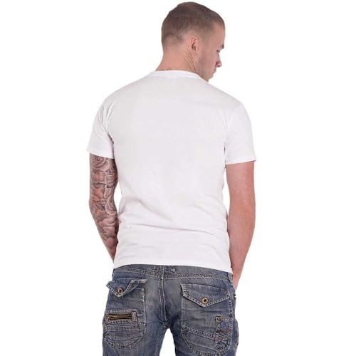 Bad Religion American Jesus T-Shirt Homme Confort Coton Blanc Taille S