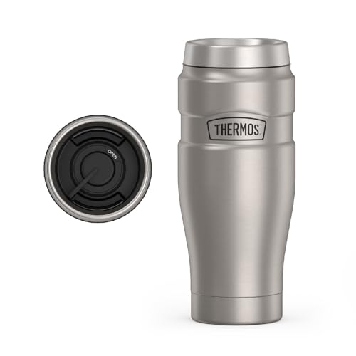 Comparison: Best Thermos For Smoothies 5 THERMOS Stainless King Vacuum-Insulated Travel Tumbler, 16 Ounce, Matte Steel