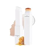 2 in 1 Colour Changing Foundation Stick,Cover Cream Stick V White FoundationStick,Lightweight Hydrating Matte Stick Foundation with Detachable Brush,FaceFoundation & ConcealerStick #4medium